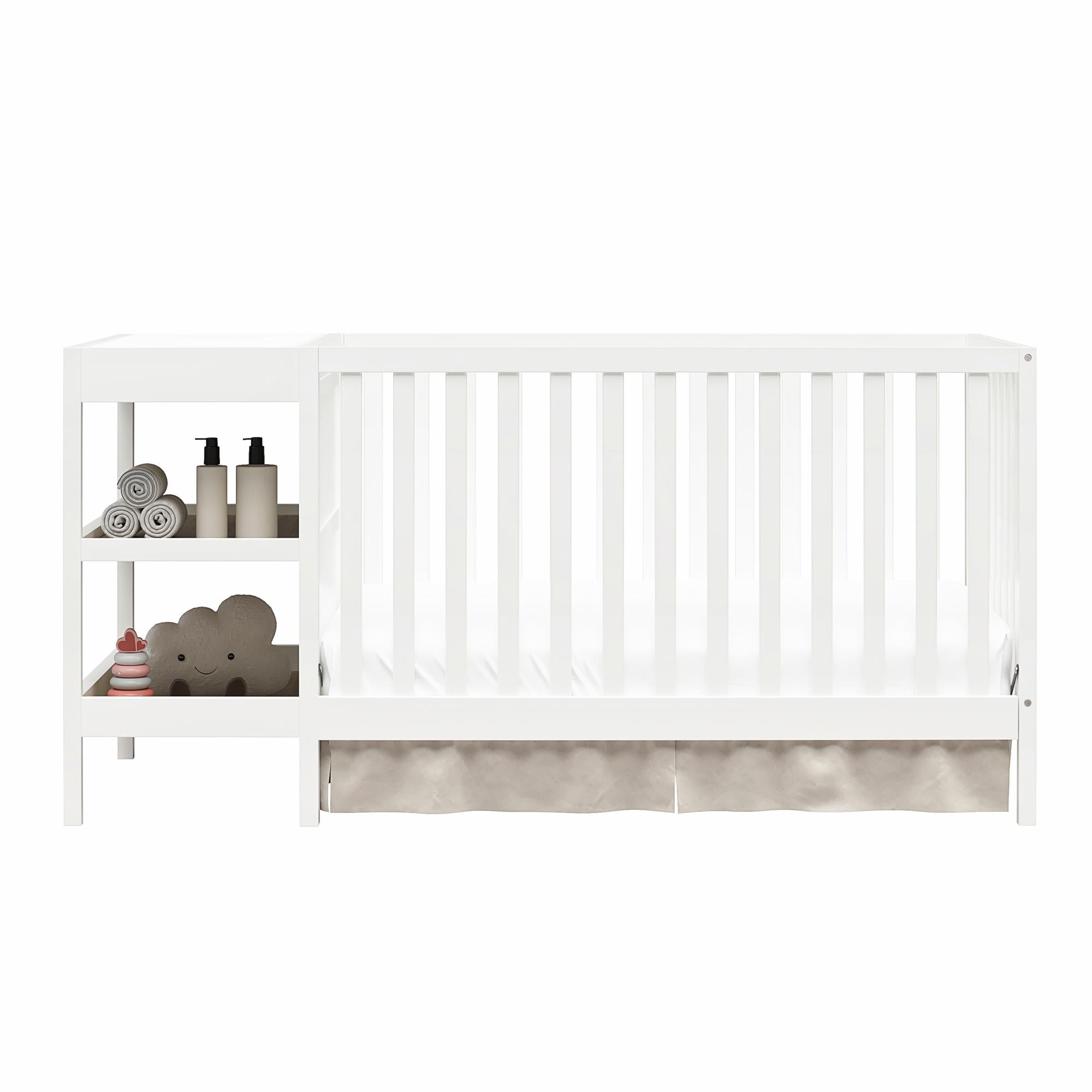 Ema 3 in 1 Convertible Crib Changer Combo RealRooms