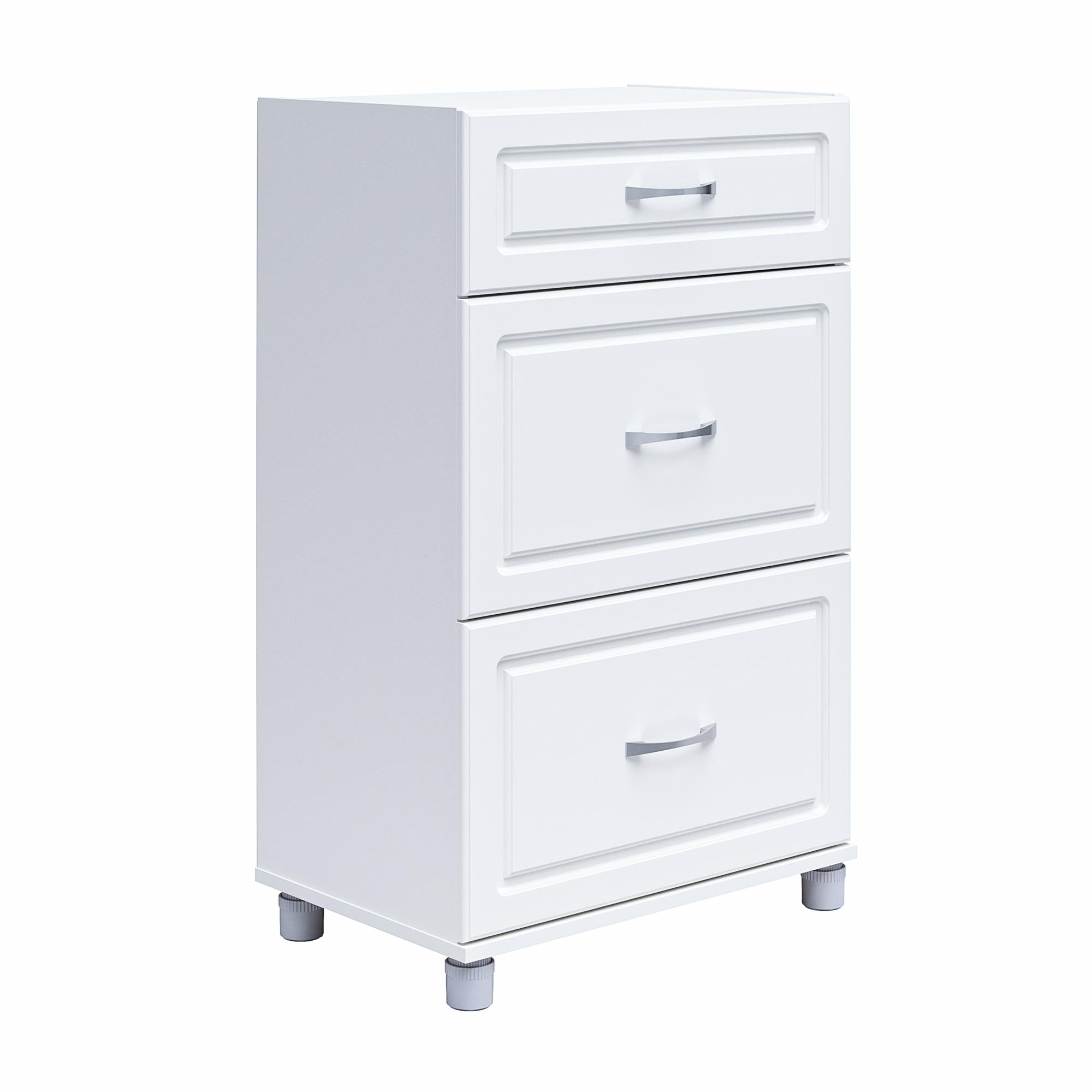 Ameriwood Home SystemBuild Kendall Storage Cabinet 2 Drawers 3 Shelves  White - Office Depot