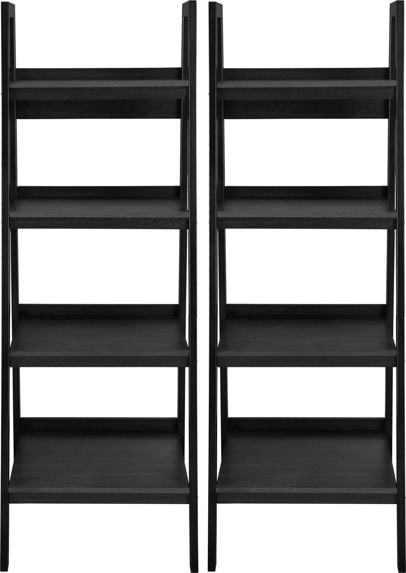 Hairpin 4-Shelf Bookcase, Gray outlet