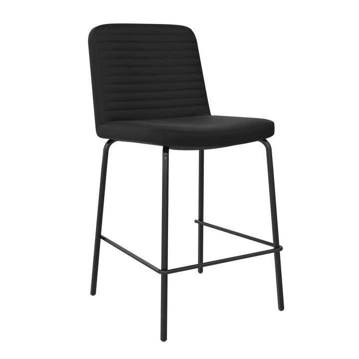 Wynn 24" Counter Height Bar Stool - Black