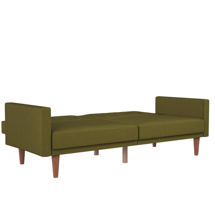 Wimberly Upholstered Futon - Olive Green