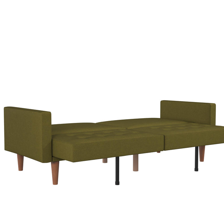 Wimberly Upholstered Futon - Olive Green