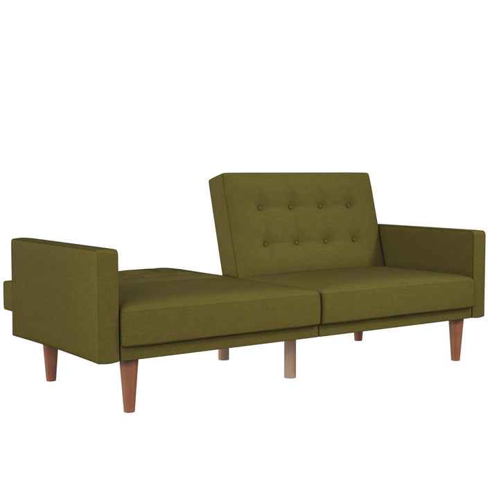 Wimberly Upholstered Futon - Olive Green