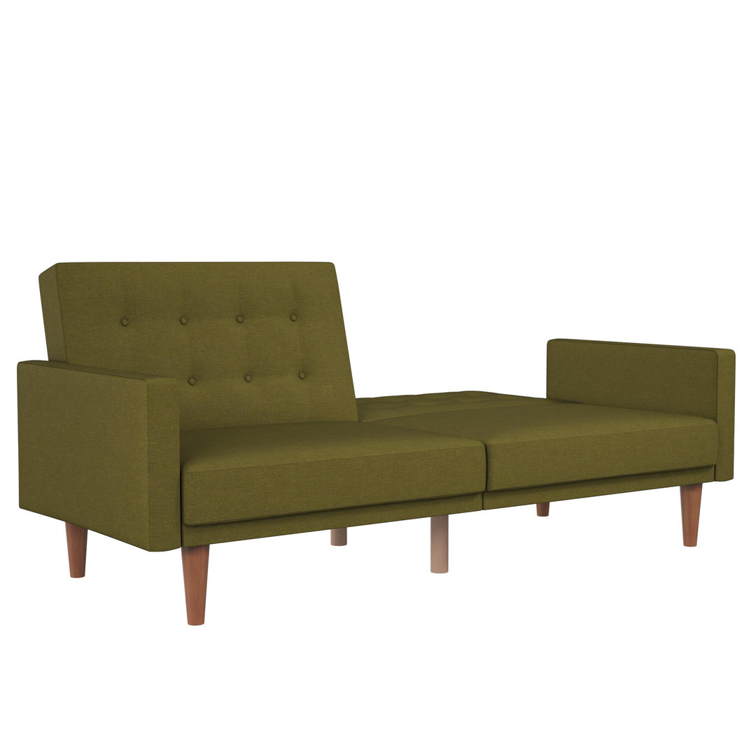 Wimberly Upholstered Futon - Olive Green