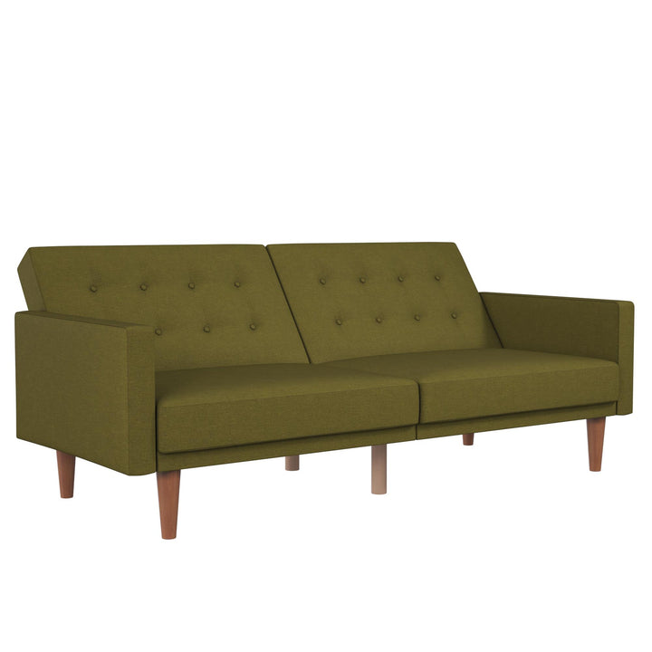 Wimberly Upholstered Futon - Olive Green