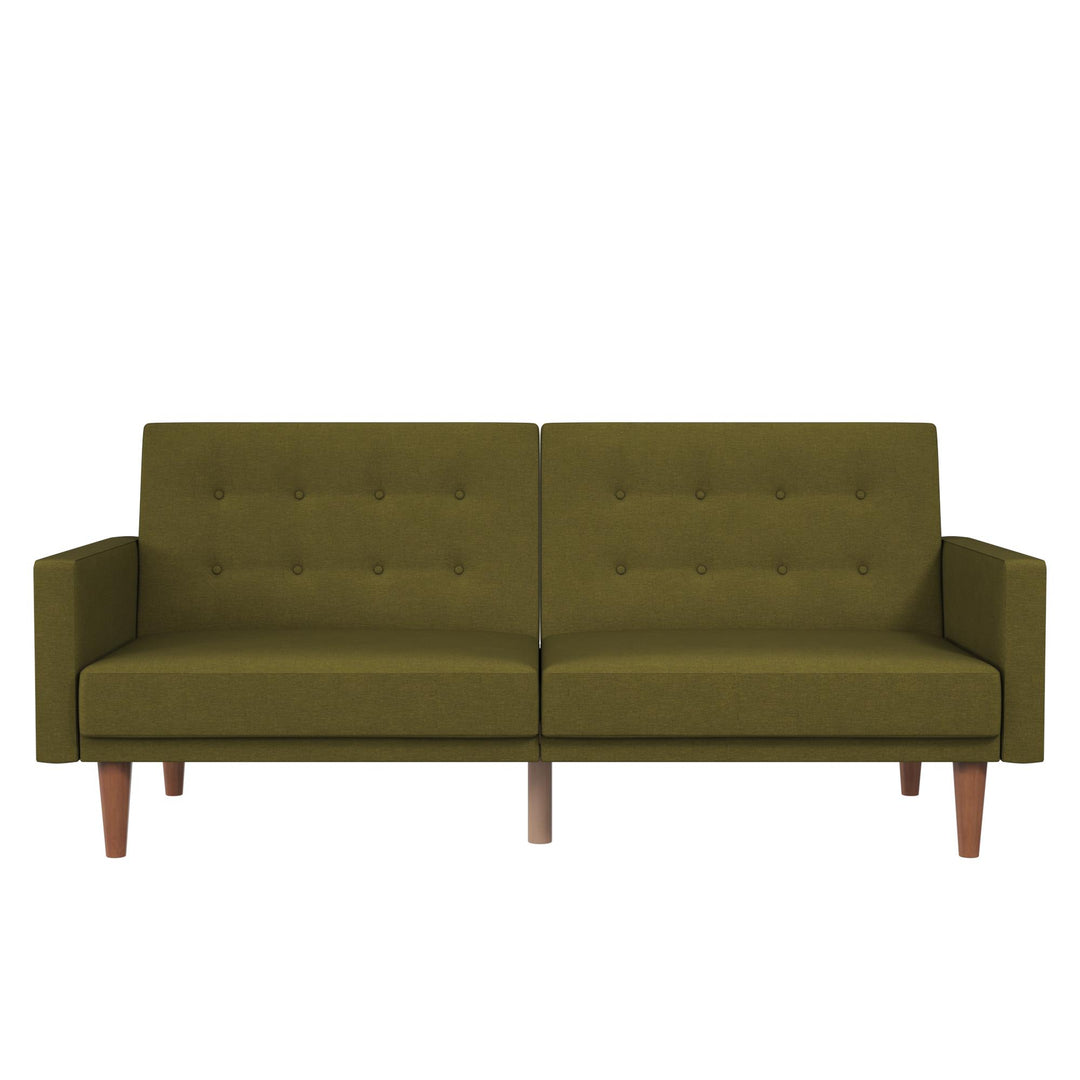 Wimberly Upholstered Futon - Olive Green