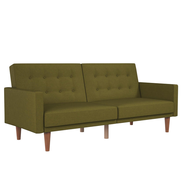 Wimberly Upholstered Futon - Olive Green