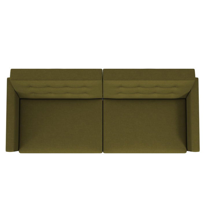 Wimberly Upholstered Futon - Olive Green