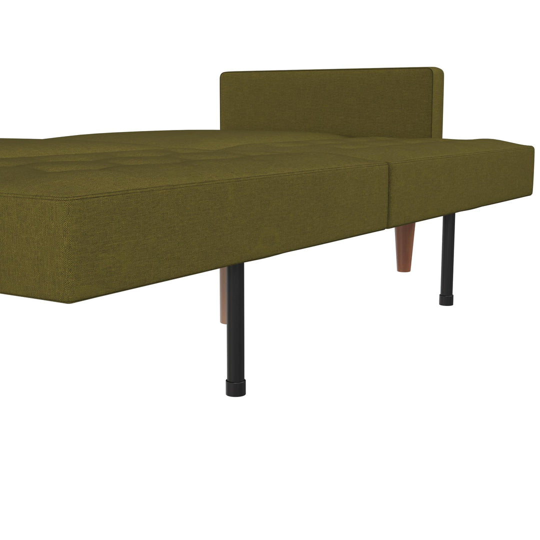 Wimberly Upholstered Futon - Olive Green