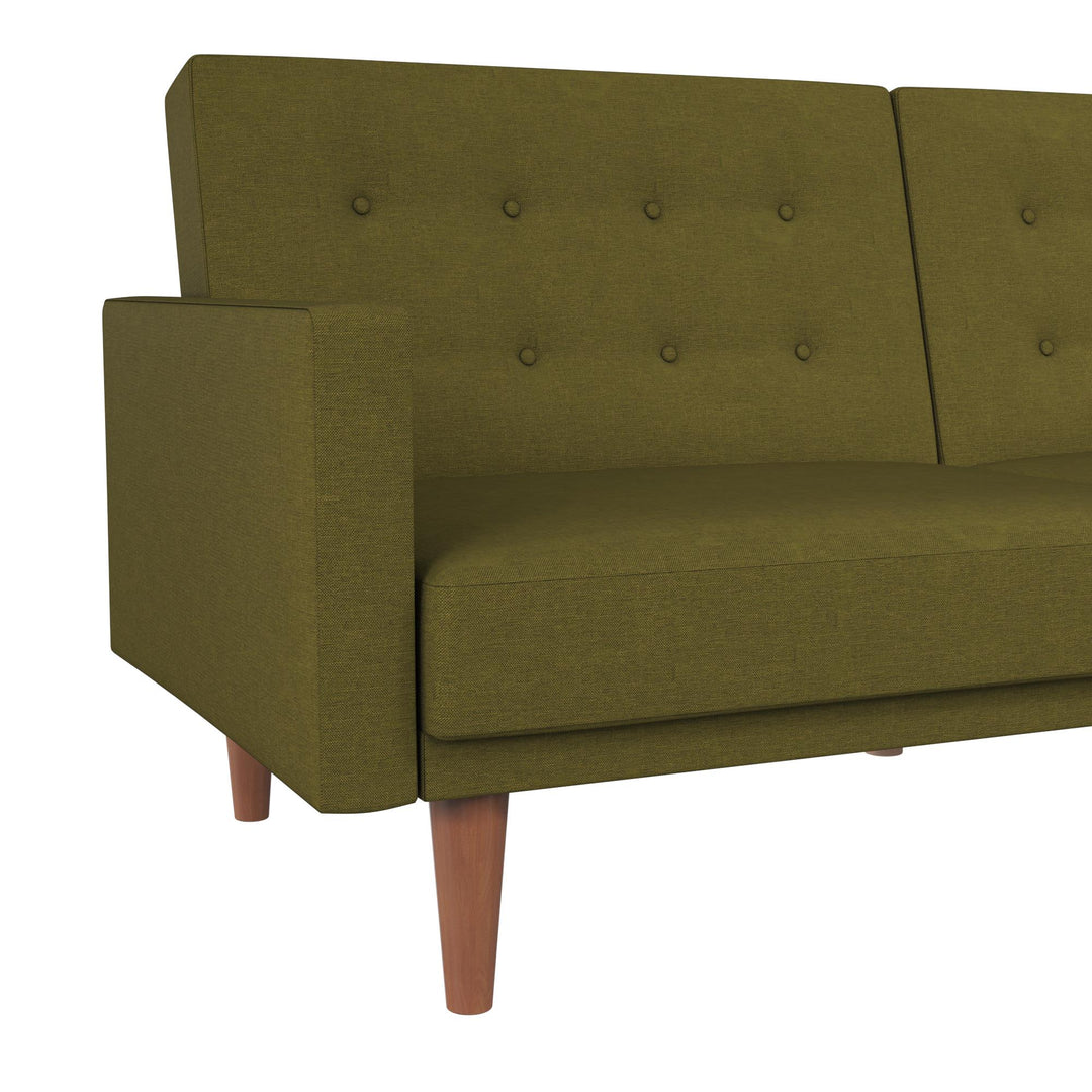 Wimberly Upholstered Futon - Olive Green