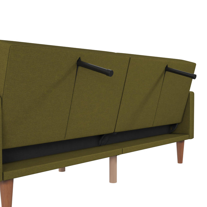 Wimberly Upholstered Futon - Olive Green