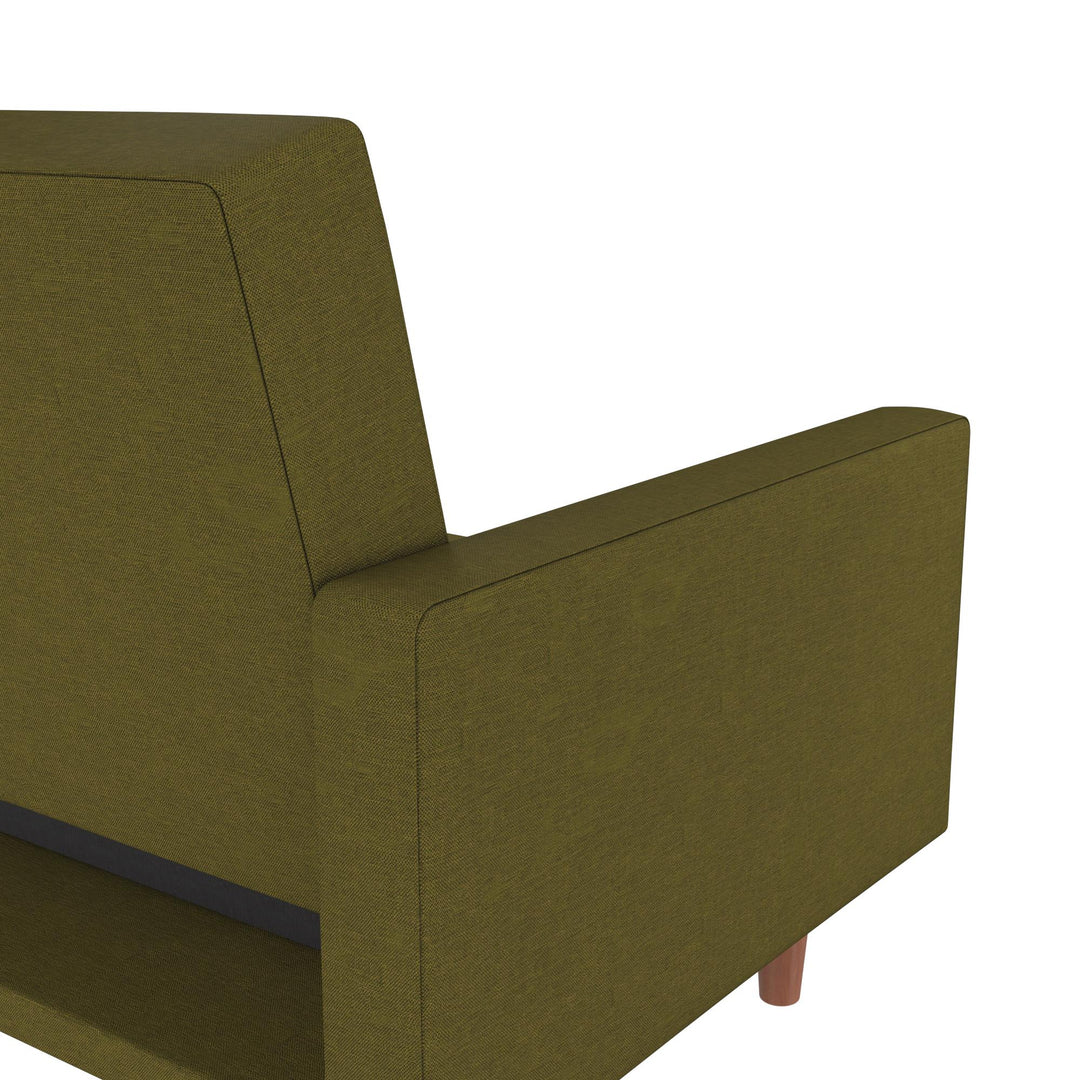 Wimberly Upholstered Futon - Olive Green