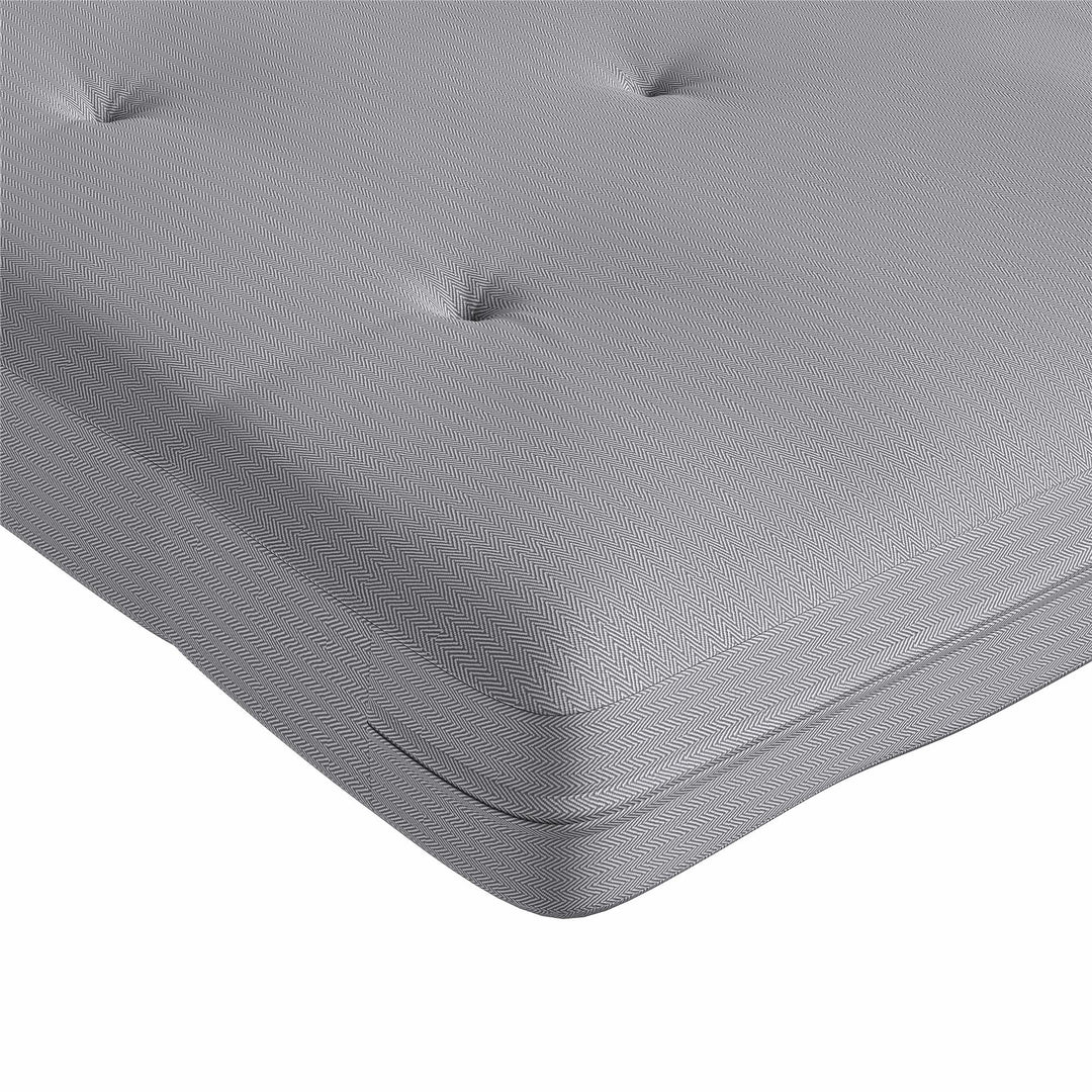 Caden 6 Inch Thermobonded High Density Polyester Fill Futon Mattress - Herringbone - Full