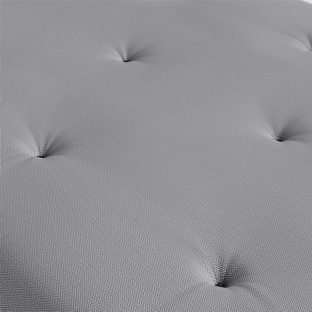 Caden 6 Inch Thermobonded High Density Polyester Fill Futon Mattress - Herringbone - Full