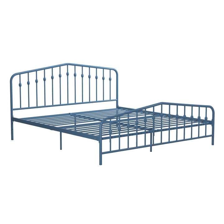 Bushwick Metal Bed - Sea Blue - King