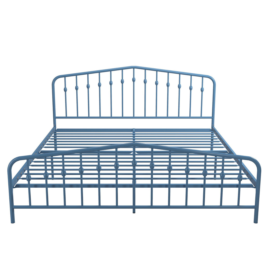 Bushwick Metal Bed - Sea Blue - King