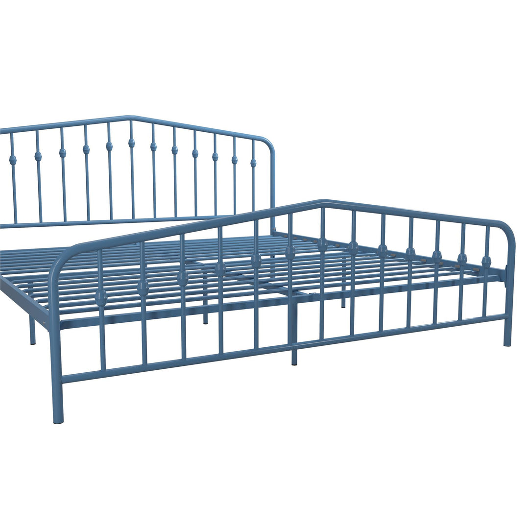 Bushwick Metal Bed - Sea Blue - King