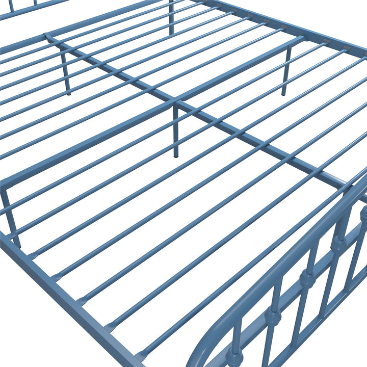 Bushwick Metal Bed - Sea Blue - King