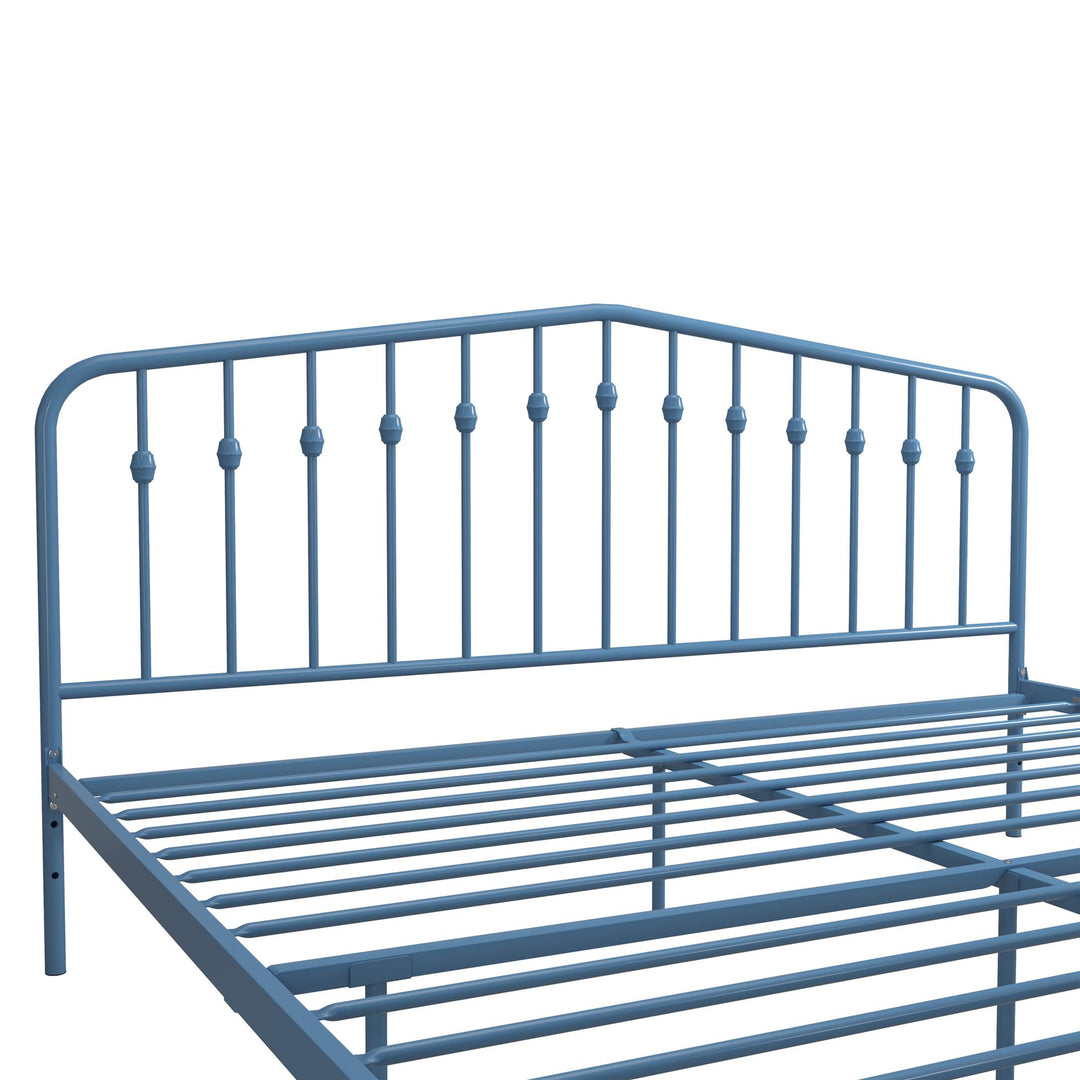 Bushwick Metal Bed - Sea Blue - King