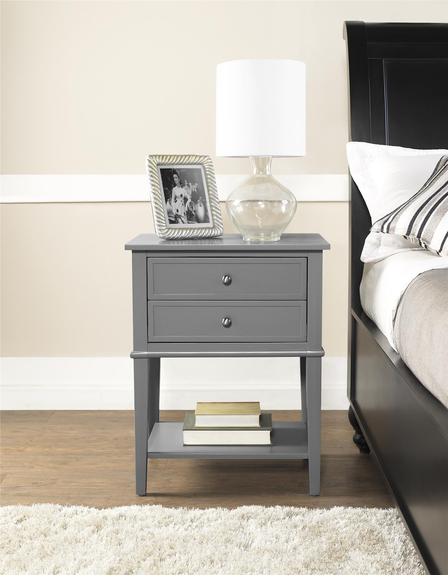 Ameriwood home franklin accent deals table with 2 drawers