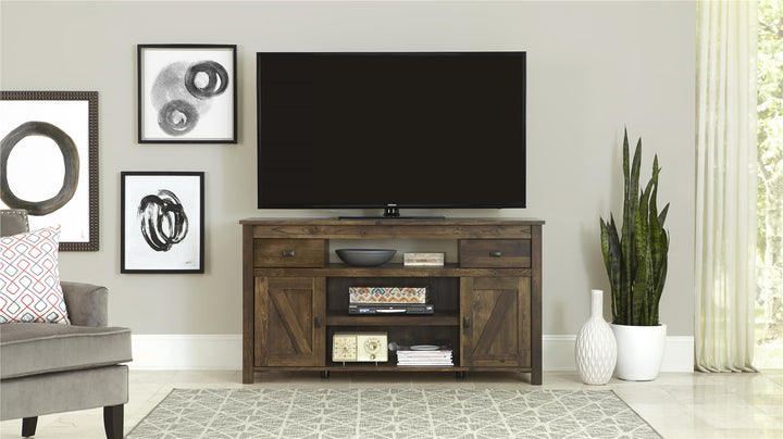 Farmington Rustic Farmhouse TV Stand for TVs up to 60 Inch - Rustic