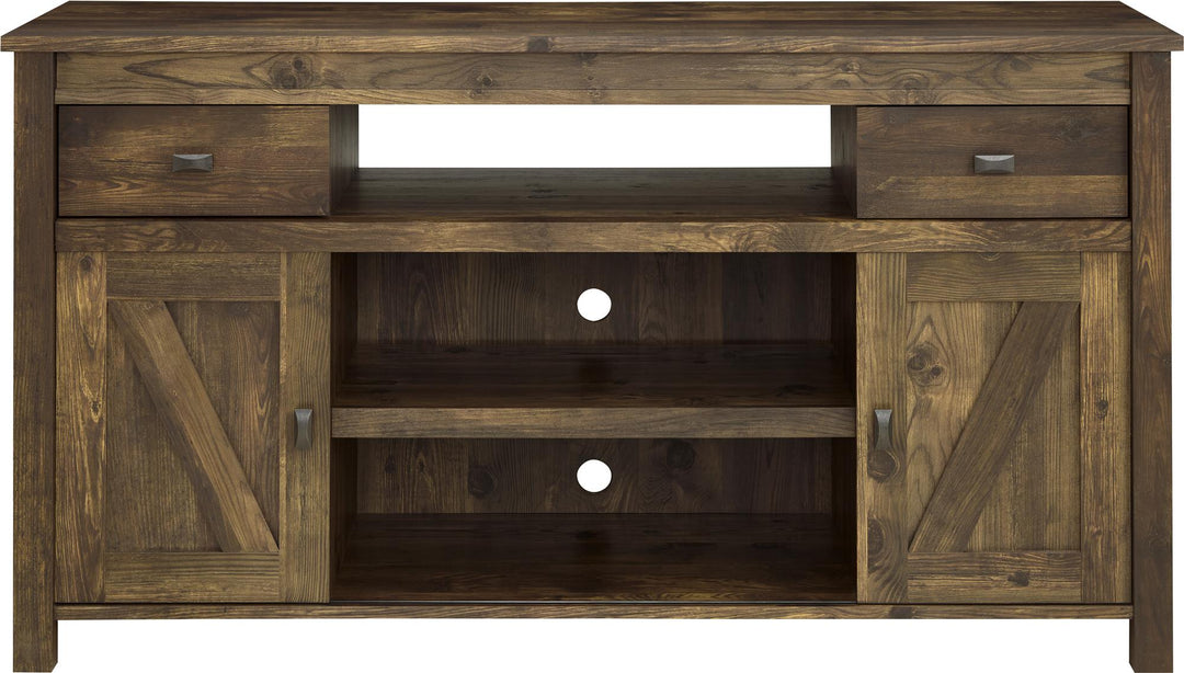 Farmington Rustic Farmhouse TV Stand for TVs up to 60 Inch - Rustic