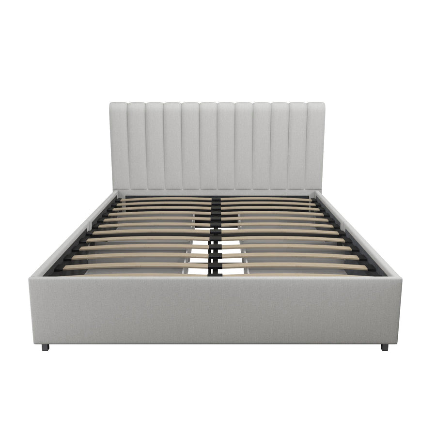 Brittany Upholstered Bed: Stylish Storage Drawers & Elegant Design ...