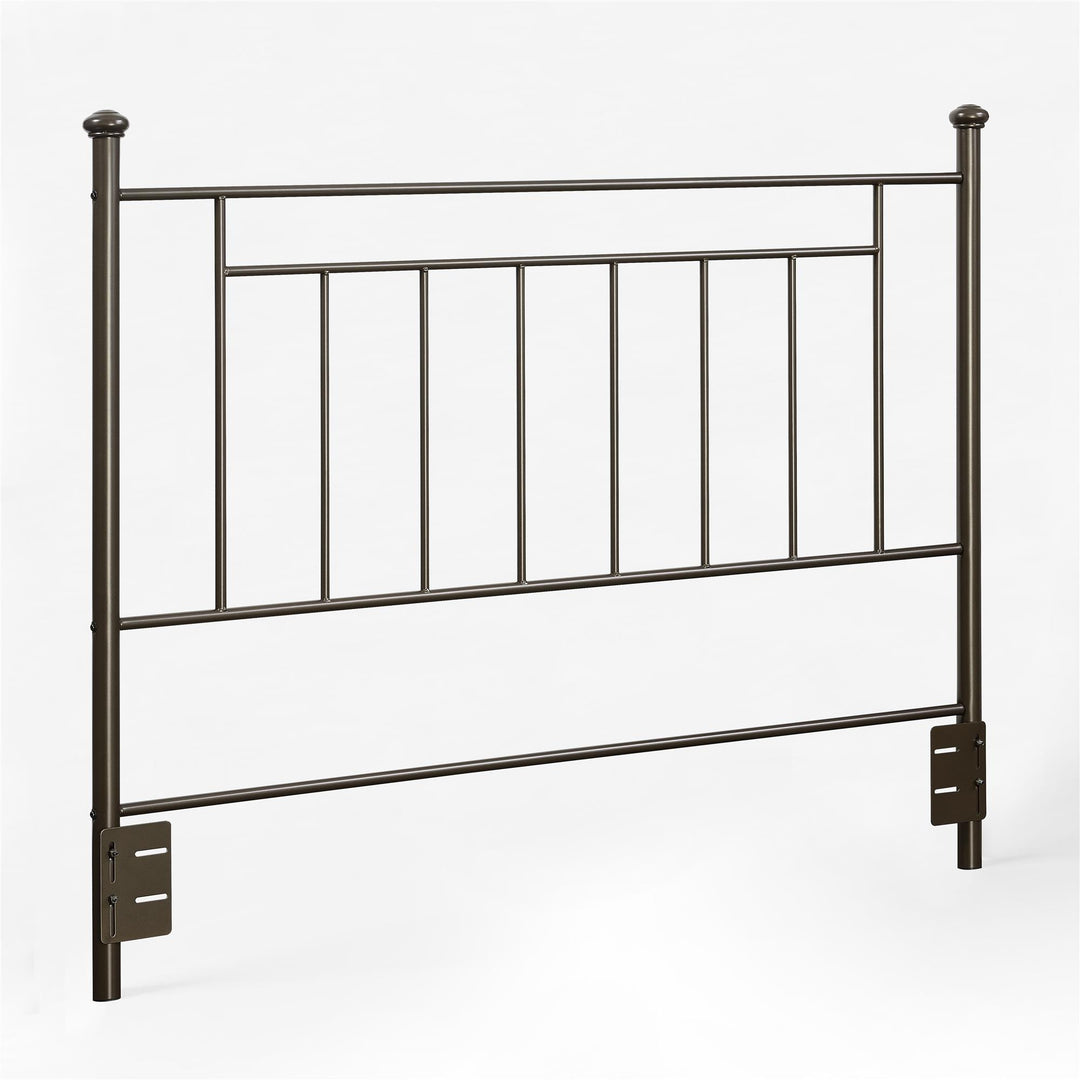 Provo Sturdy and Elegant Metal Headboard, Full/Queen - Bronze