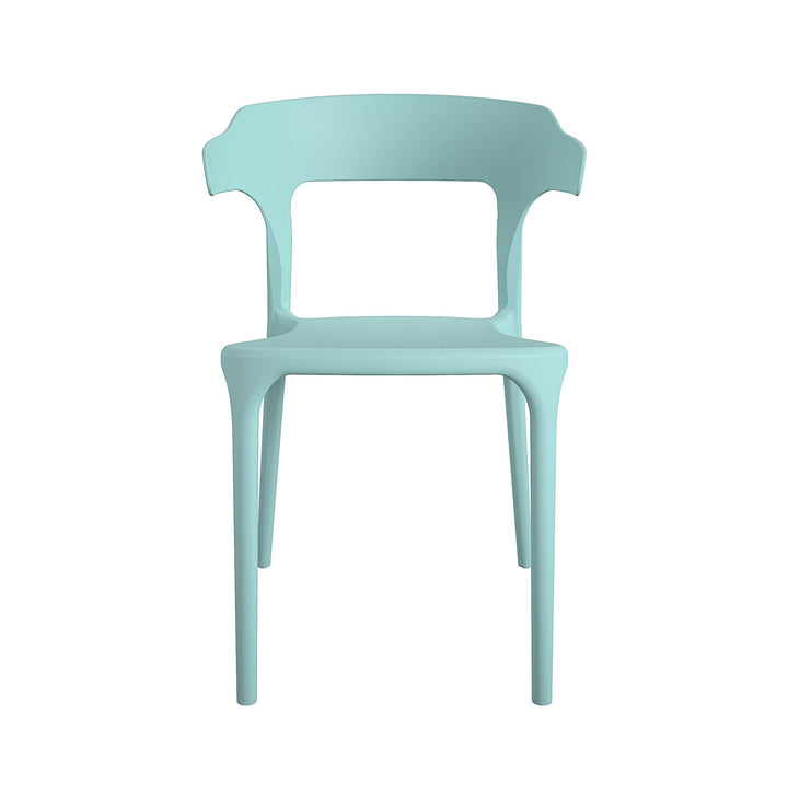 Felix Stacking Dining Chairs, Indoor/Outdoor, 4-Pack - Aqua Haze - 4-Pack