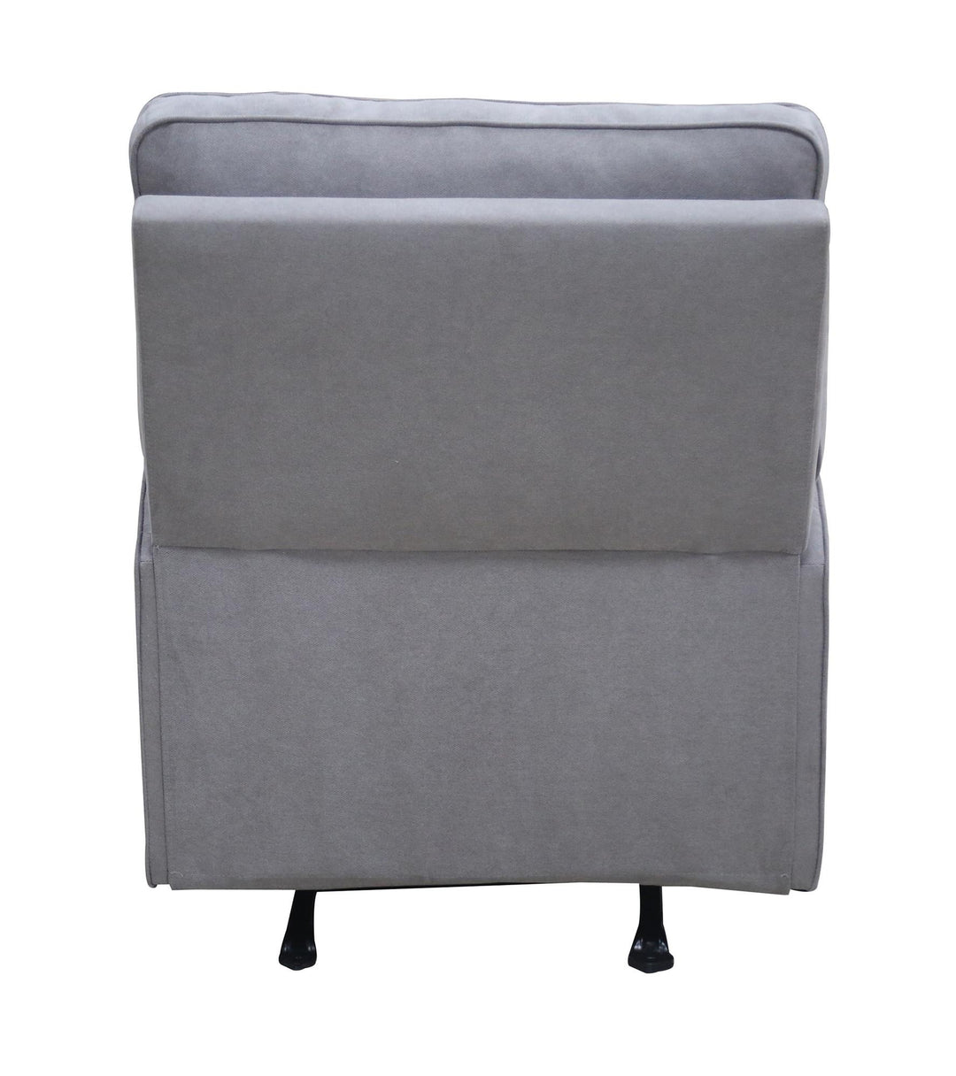 Salma Chenille Rocker Recliner Chair - Gray