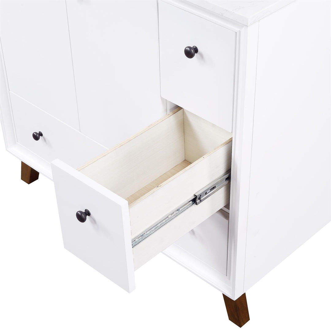 Bleeker 36 Inch Bathroom Vanity - White - 36"