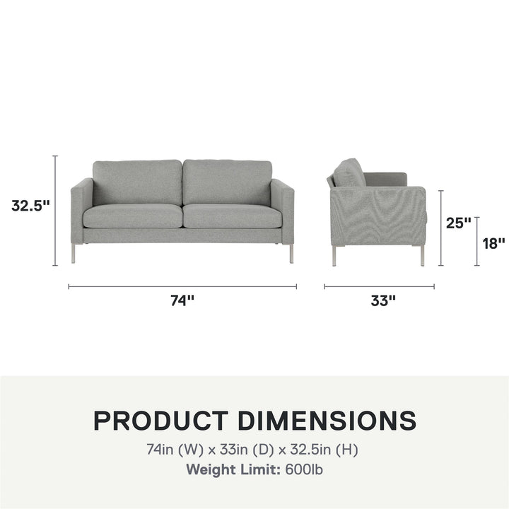 Lexington Classic 3-Seater Sofa - Gray