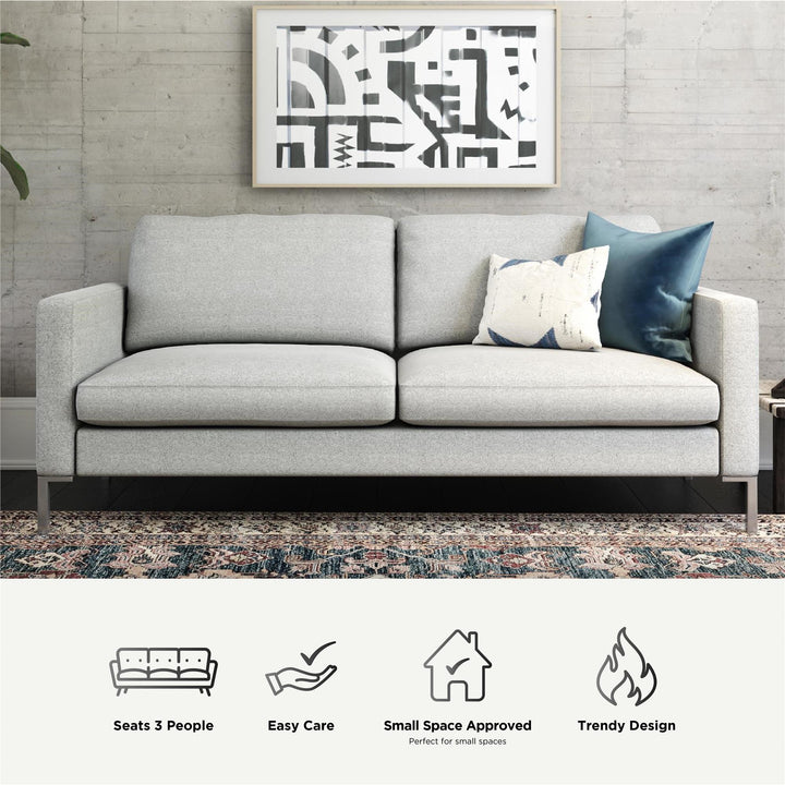 Lexington Classic 3-Seater Sofa - Gray