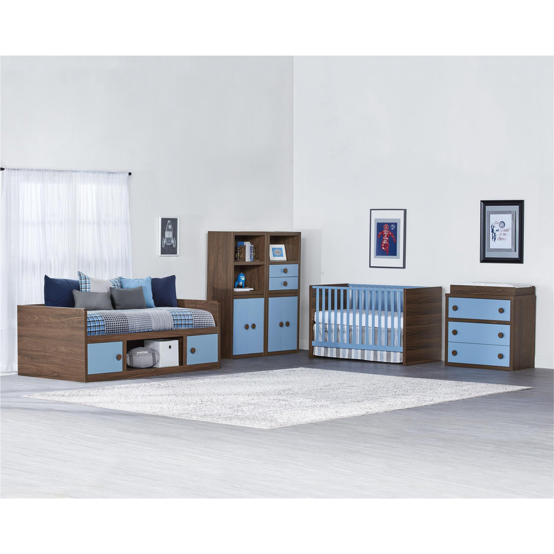 Sierra Ridge Terra Modular Bookcase with Drawers - Blue