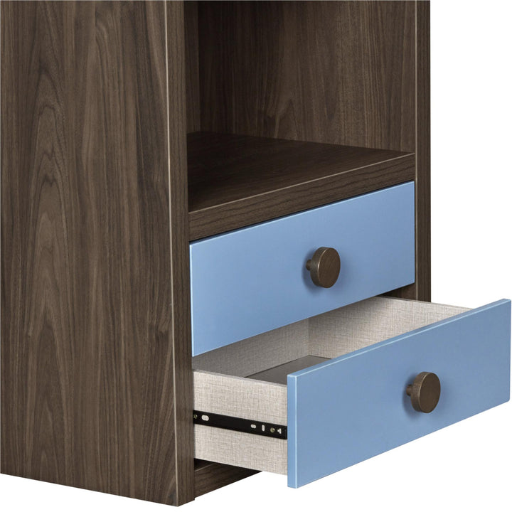 Sierra Ridge Terra Modular Bookcase with Drawers - Blue