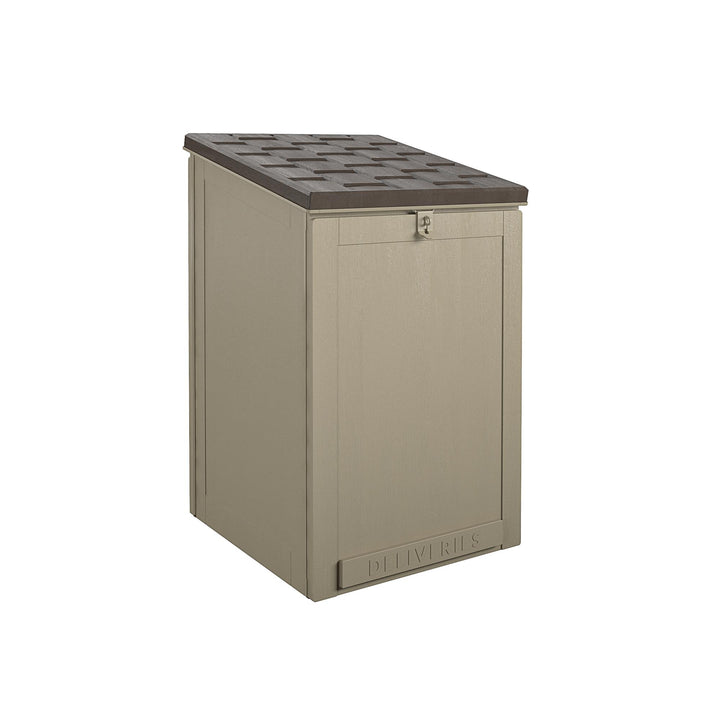 BoxGuard® Large Lockable Package Delivery and Storage Box 6.3 cubic feet - Tan