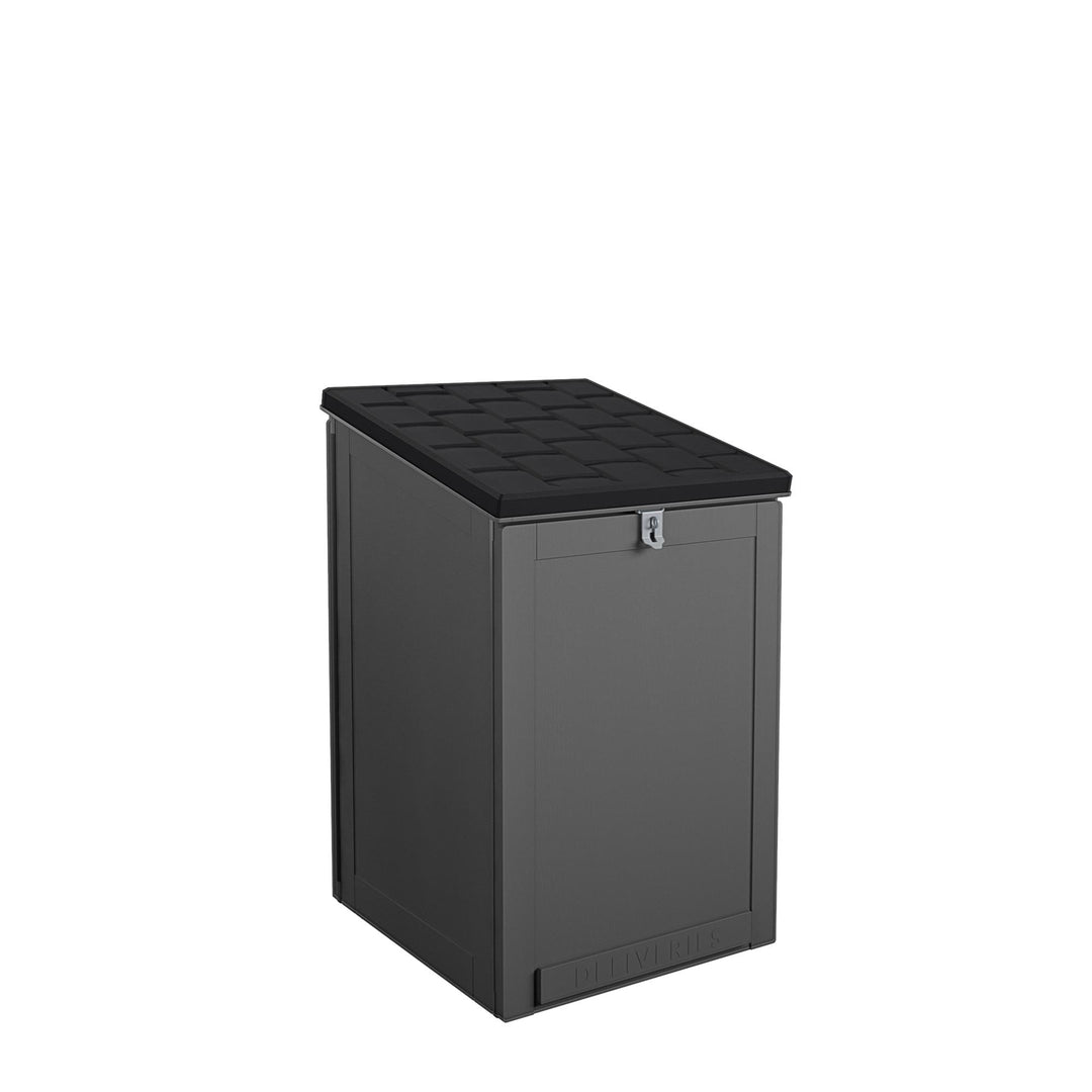 BoxGuard® Large Lockable Package Delivery and Storage Box 6.3 cubic feet - Black / grey