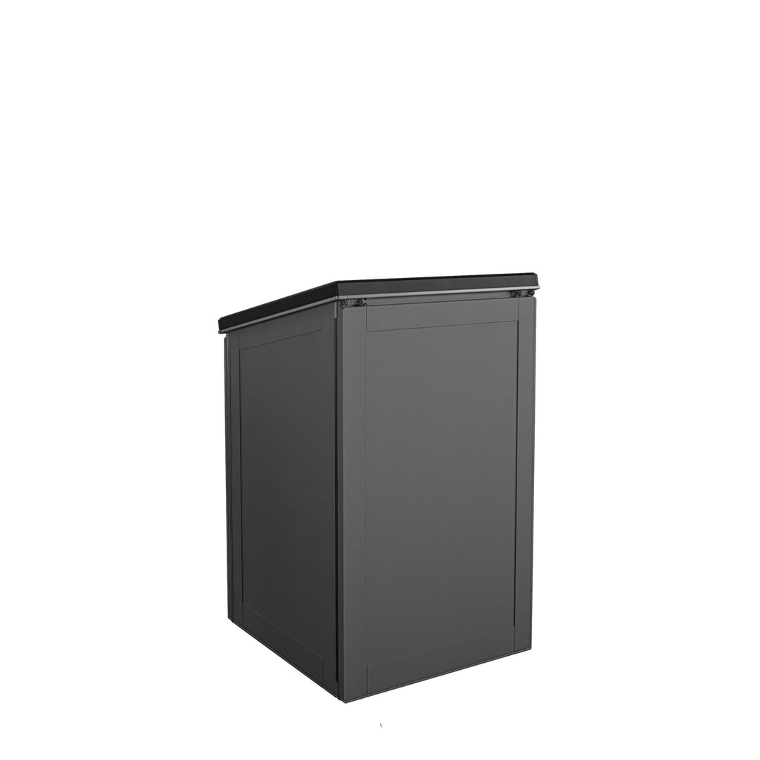 BoxGuard® Large Lockable Package Delivery and Storage Box 6.3 cubic feet - Black / grey