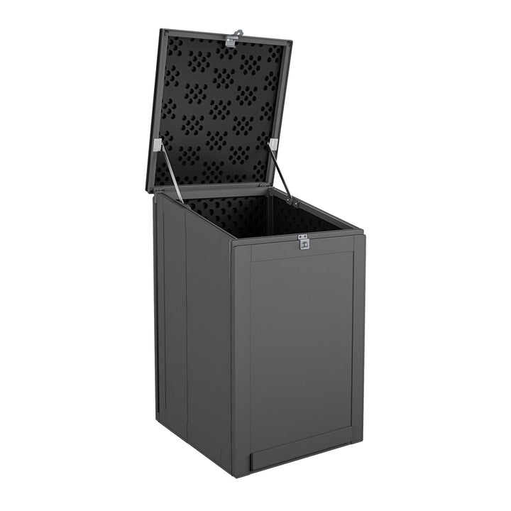 BoxGuard® Large Lockable Package Delivery and Storage Box 6.3 cubic feet - Black / grey