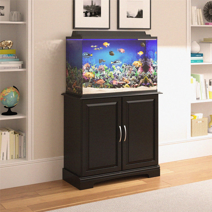 Harbor 29 to 37 Gallon Aquarium or Terrarium Stand - Black