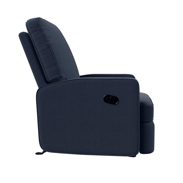 Salma Chenille Rocker Recliner Chair - Navy