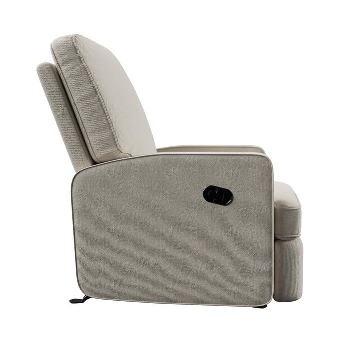 Salma Chenille Rocker Recliner Chair - Beige