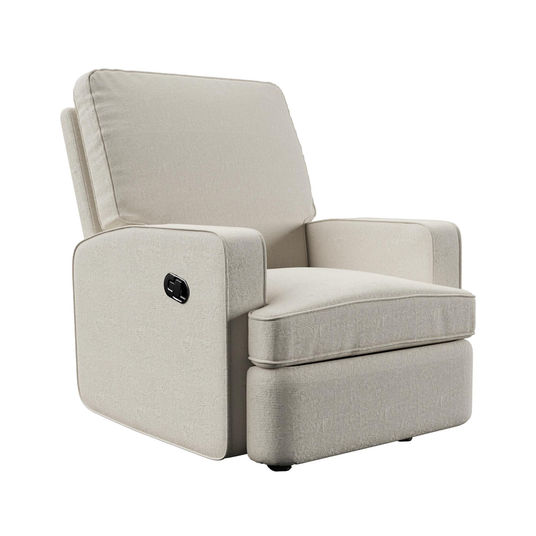 Salma Chenille Rocker Recliner Chair - Beige