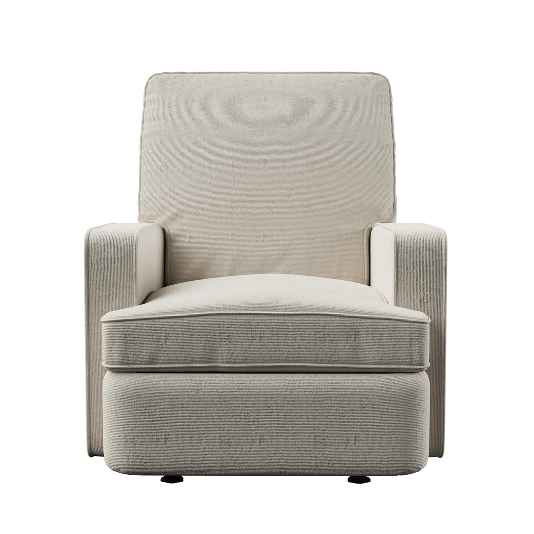 Salma Chenille Rocker Recliner Chair - Beige