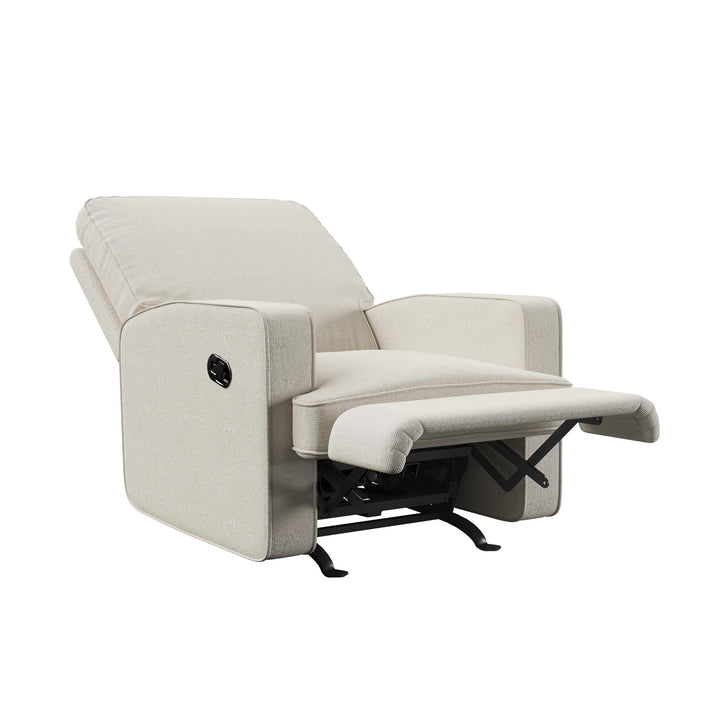 Salma Chenille Rocker Recliner Chair - Beige