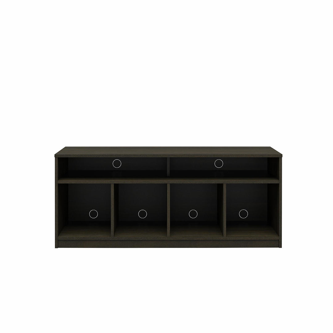 Willow Haven 4 Cube TV Console Space for Components and Media Storage - Espresso