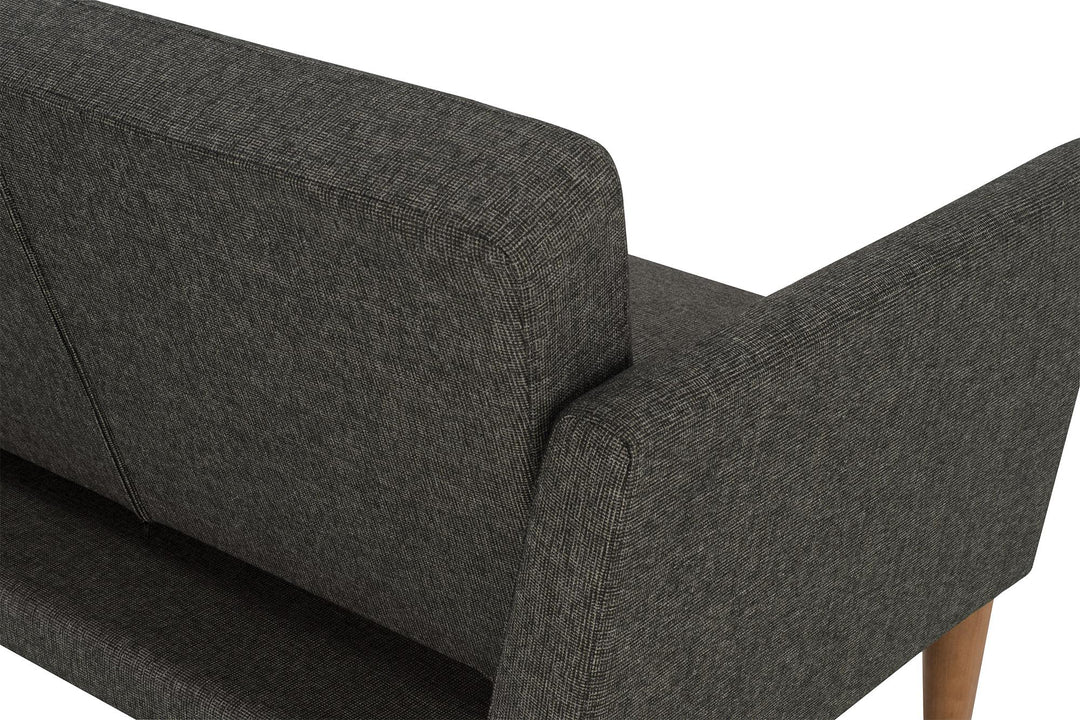 Regal Linen Upholstered Futon - Gray