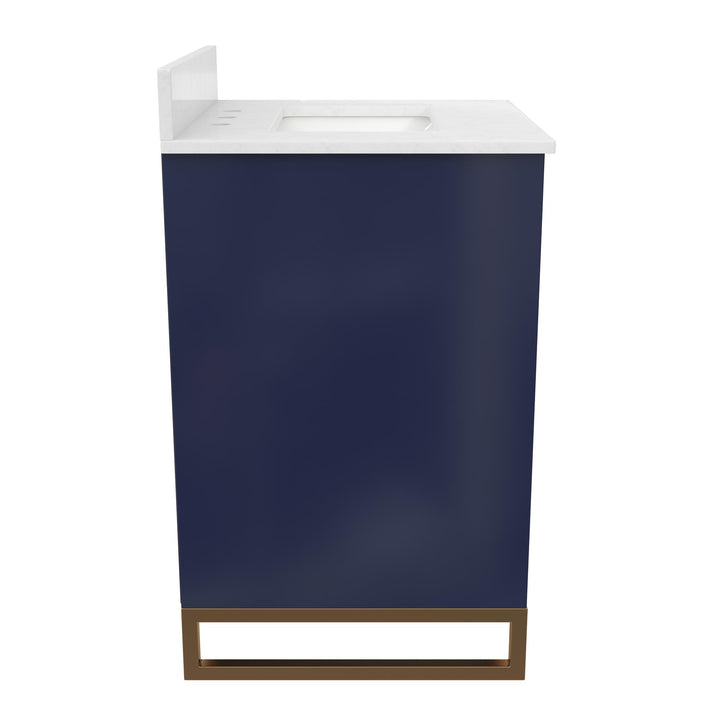 Leona 24 Inch Bathroom Vanity - Navy - 24"