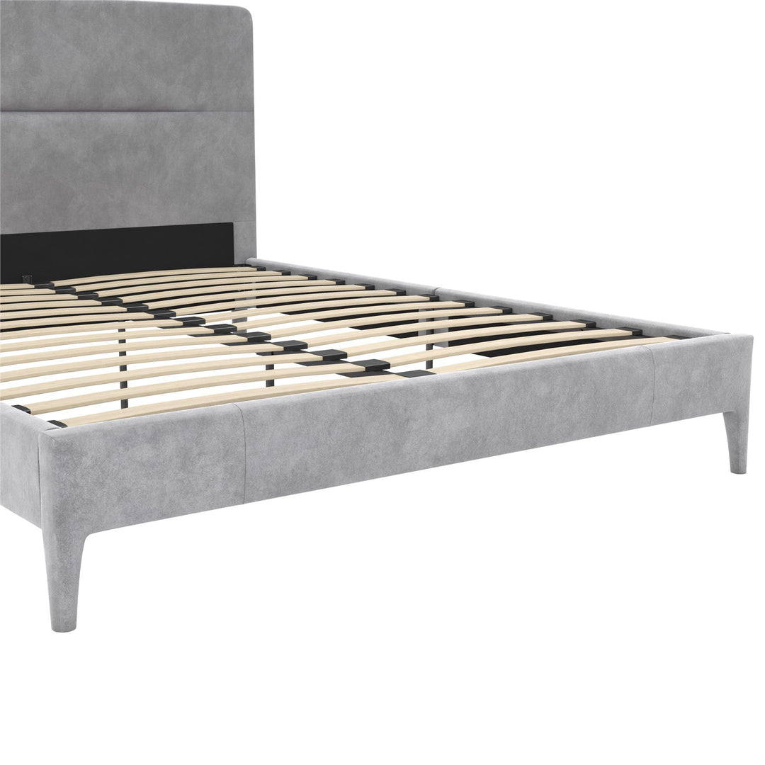 Westerleigh Upholstered Bed - Light Gray - Full