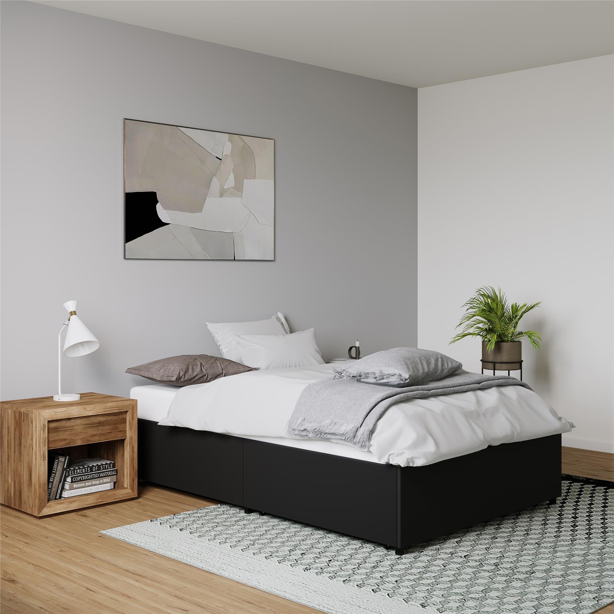 Maven platform full store bed with storage